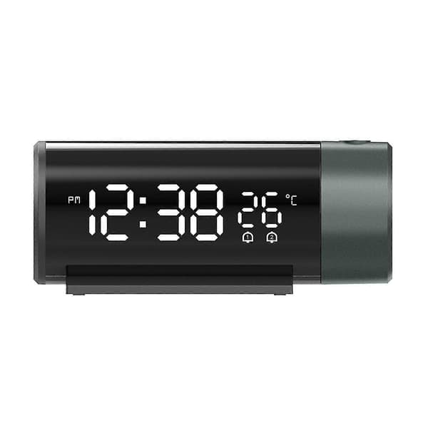 Projektionsväckarklocka med roterbar projektor LED-display