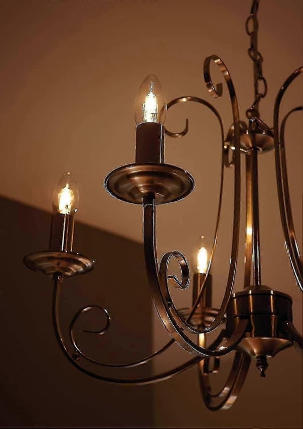 E14 28W Varmvit Dimbar Halogenlampa, SES, 5-pack