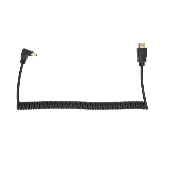 HD Multimedia Interface Typ A till Typ A-kabel, Höghastighets stabil anslutning, PVC-material, Spiralkabeldesign, Plug and Play