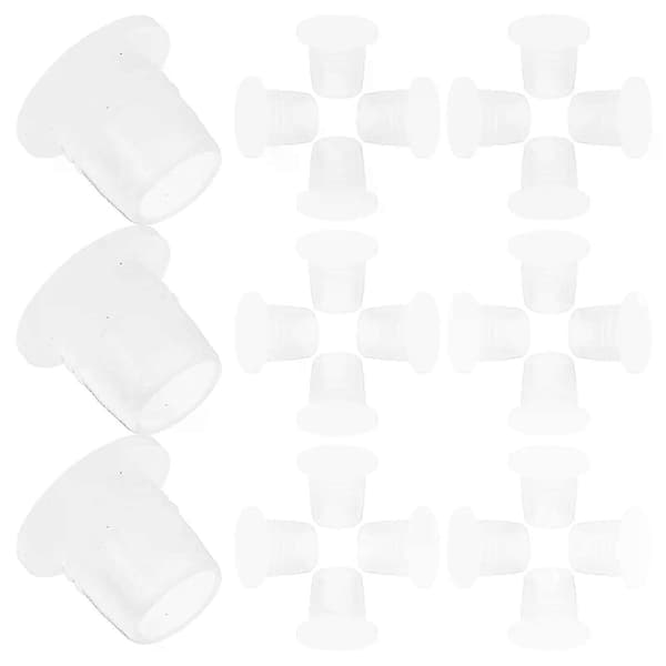 100 st bil luftfräschare diffusorflaska parfympropp lock läckagesäker transparent plastpropp häller tätningslock flaska