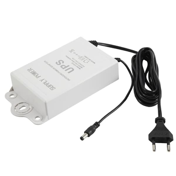 12V-2A avbrottsfri strömförsörjning för WiFi, modem, router, säkerhetskamera Mini UPS batteribackup