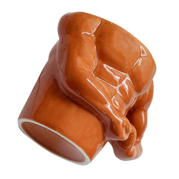 Härlig keramisk kopp för kaffedrickande 1 st Orange