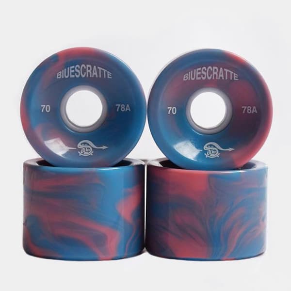 4X 4x 78A hårdhet Skateboardhjul 70X51mm Longboard Roller Delar Multi