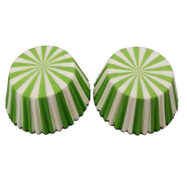 100 st Mini Printing Cupcake Liners Värmebeständiga Muffinsformar Oljesäkra Bakformar