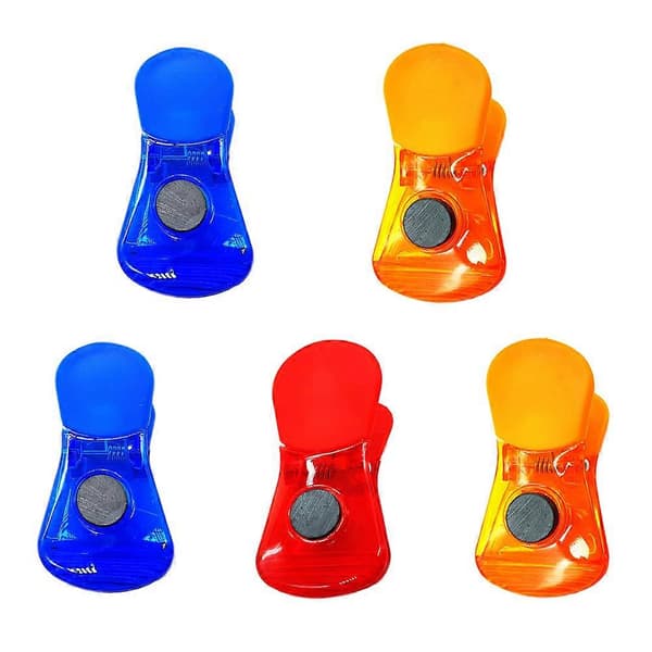 Snackpåsklämmor Matsäkerhetsklämma Blandade färger Multifunktionell kökspryl Hemmabruk 5-set