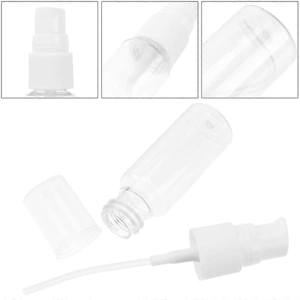 Resesprayflaskor, PET-material, läckagesäkra, återanvändbara, bärbara för resor, 5-pack