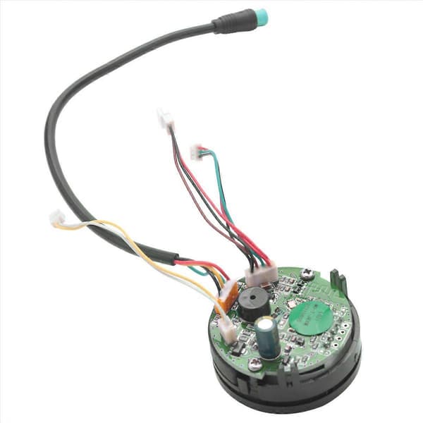 6-pack Bluetooth-kontrollpanel, ABS svart, kompatibel med ES1 ES2 ES3 ES4 elscooter