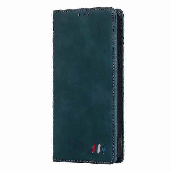Xiaomi Redmi Note 9s/9 Pro/max Fodral Magnetisk Stängning Plånbok Bok Flip Folio Ställ Visning Läder Skydd Stötsäker - Blå