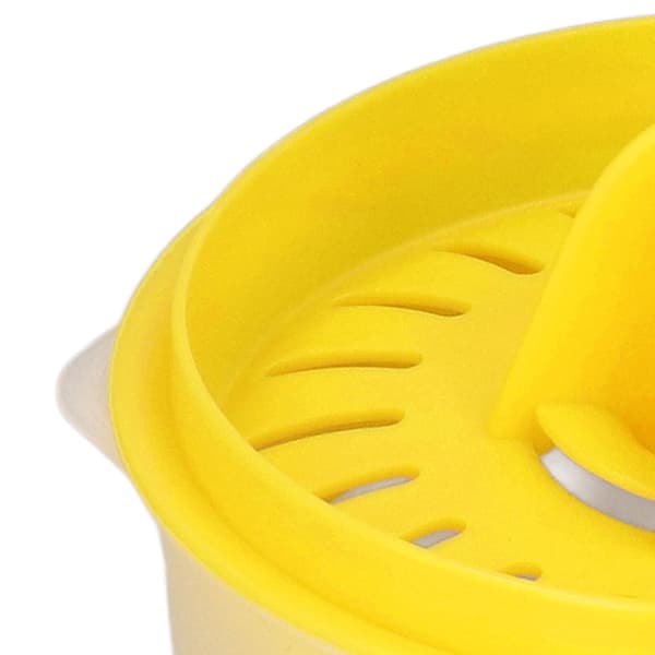 Citronpresser 2-i-1 Juicer, Saftpresser & Blommeseparator, PP Håndværktøj til Frugt Appelsin