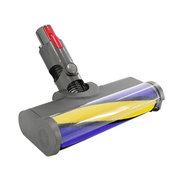 Grønt støvavslørende børstehode kompatibelt med Dyson V10 Slim/V12 Slim, myk fløyel, hardt gulv