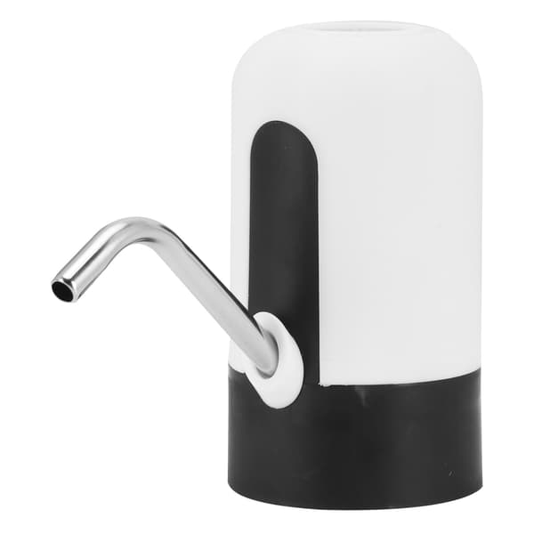 USB Elektrisk Vattenflaskpump, Dricksvattendispenserkit för Hemmakontor, Vit