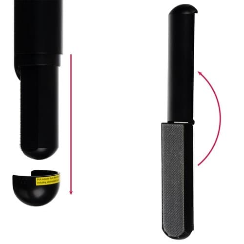 Elektrisk stofshaver, fnugfjerner til tøj, 6-bladet, 3 hastigheder, USB-C, trådløs