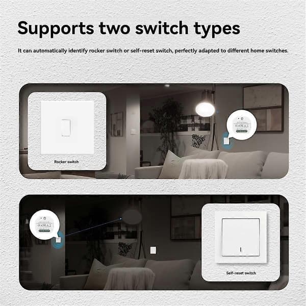 Tuya WiFi Switch Module Delad Kontroll Smart Automation Relä Timer App Fjärrkontroll Fungerar med Ale
