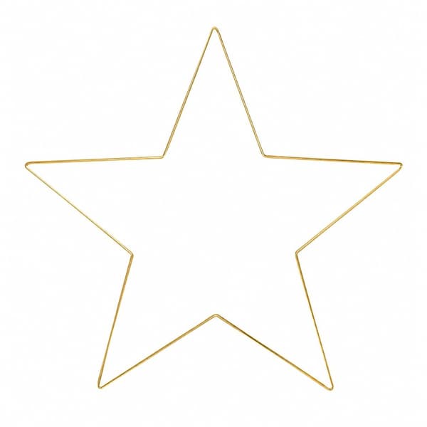 Drömfångarring, Guld Måne Stjärna, Jul DIY Hantverksmaterial, Metallring