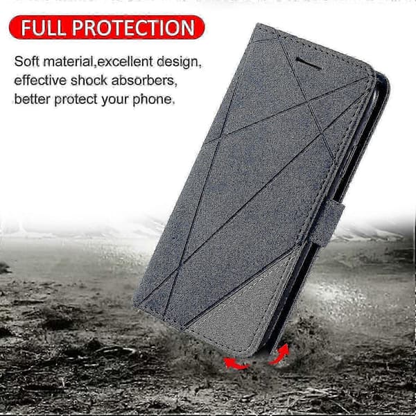 Magnetisk folio-etui i læder med kortholder til OPPO Find X3/X3 PRO 5G