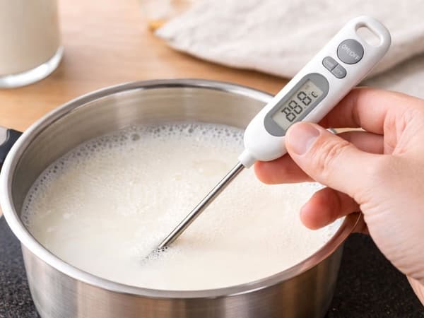 Digitalt køkkentermometer med probe, LCD-display, vandtæt, -50°C til 300°C