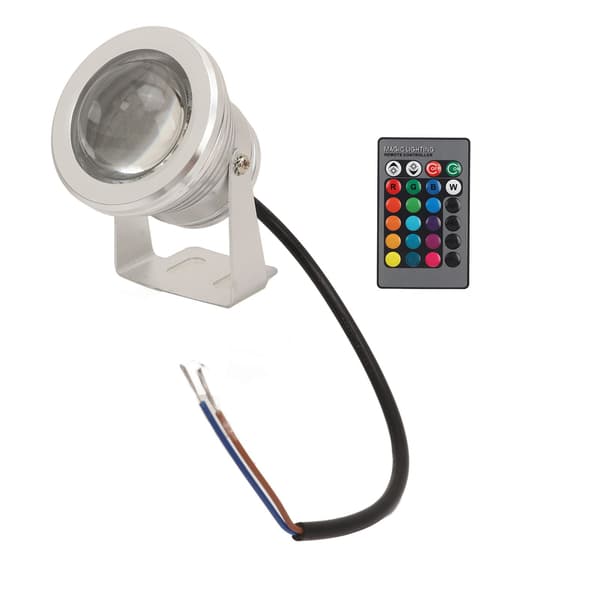 LED-havelys IP68 12V RGB farveskiftende undervandslys til poolfontæne