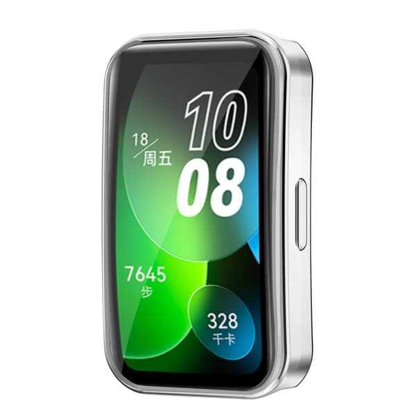 Beskyttelsesdeksel til Huawei Band 8/8NFC/9/9NFC, sølv, TPU, støtsikkert