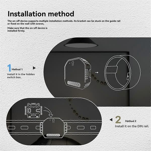 Tuya WiFi Switch Module Delad Kontroll Smart Automation Relä Timer App Fjärrkontroll Fungerar med Ale