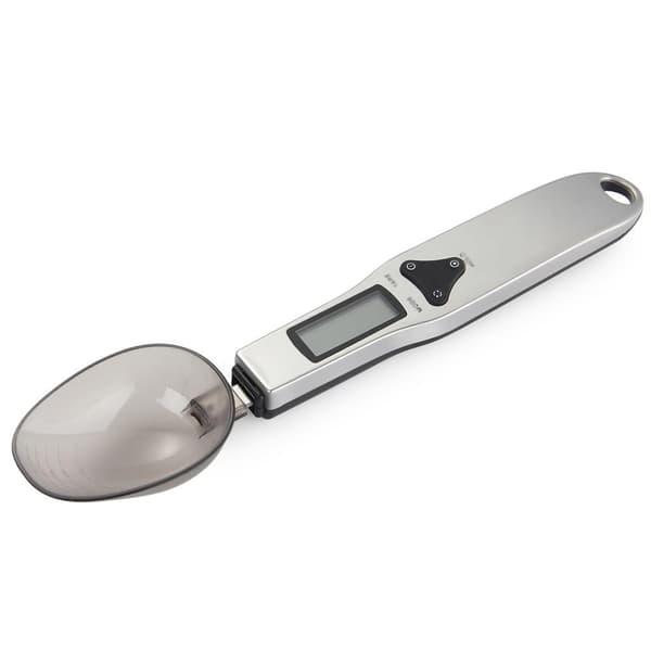 Digital kjøkkenvekt 3 kg, rustfritt stål, LCD-skjerm, for matlaging og baking