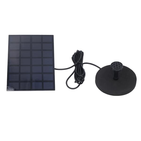 Soldrevet flydende springvand til fuglebad dam pool, 7V 2.5W, multifunktionel