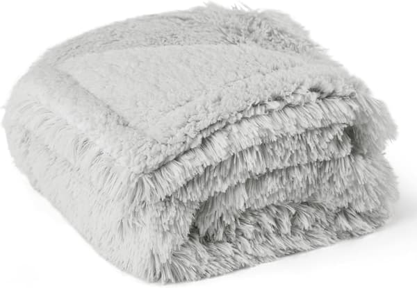 Vandtæt vaskbart blødt hundetæppe til store hunde og mennesker, kæledyrstæppe til sofapudebeskytter. Light Grey M(80x100cm)
