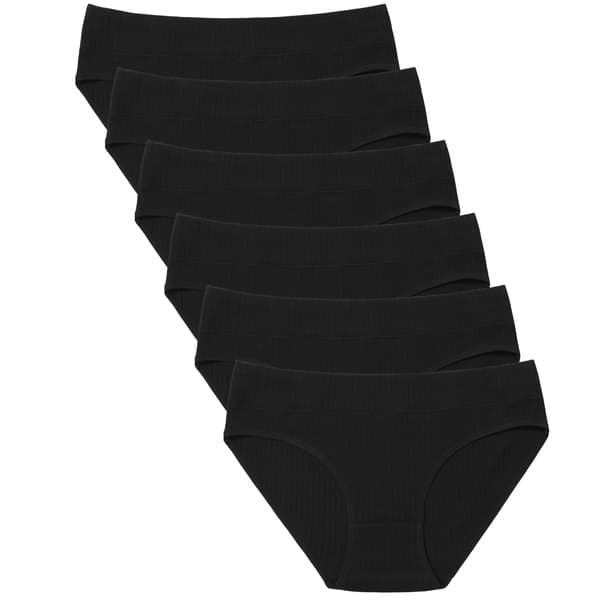 Bikinitrusser til kvinder i bomuld, 6-pak - Bløde, åndbare hipster-underbukser med mellemhøj talje S-2XL m