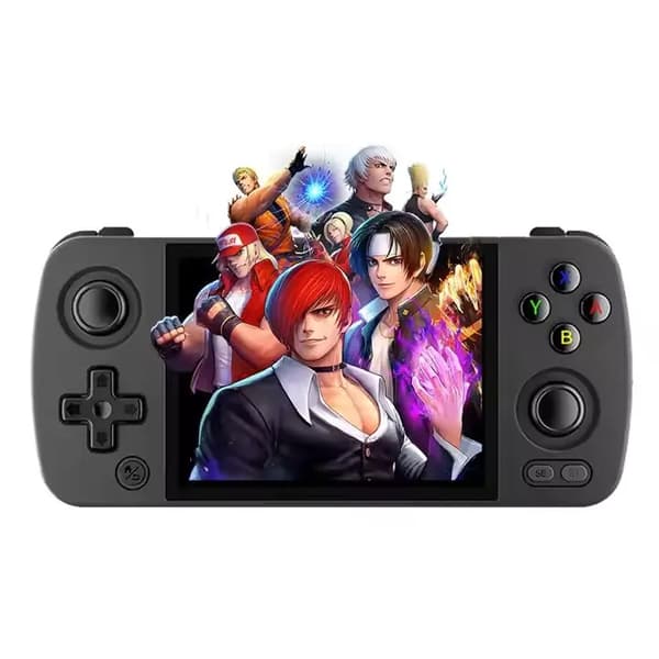 Handhållen Spelkonsol 4\" Skärm, Android 128GB WiFi, 3000+ Spel, Dubbla Joysticks, T618