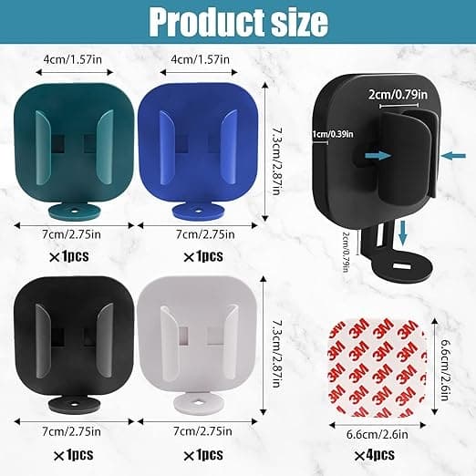 4-pack borrfria eltandborsthållare Furação tandborsthållare S Aquaforge