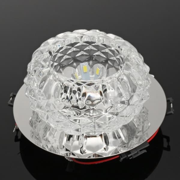 Moderne Krystal LED Loftslampe, 5W, Flush Mount, til Gang, Passage, Hjem