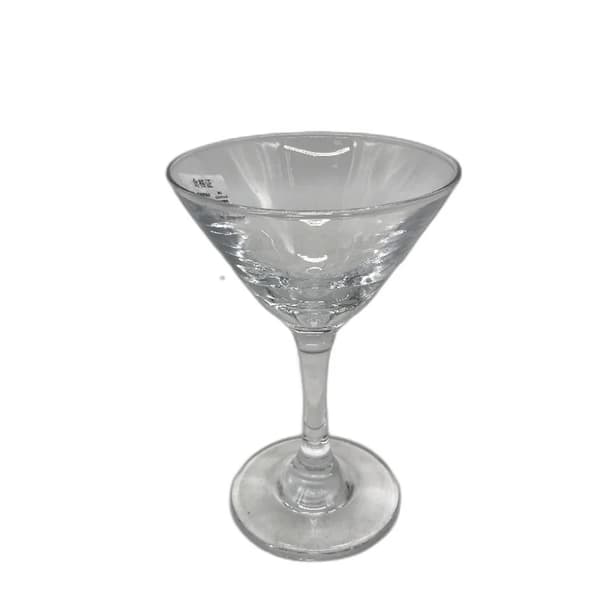 Klassisk 6-delt håndblæst martiniglassæt - Elegant klart glasdrikkevarer