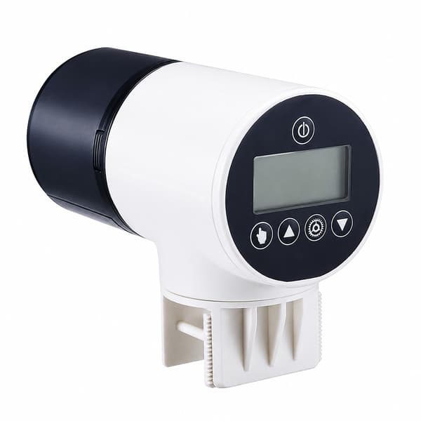 Automatisk akvariefoderautomat med smart timer, stor kapacitet, til koi-guldfiskakvarium