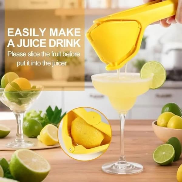 Manuel citruspresser, ABS, holdbar, til citroner, limefrugter og appelsiner
