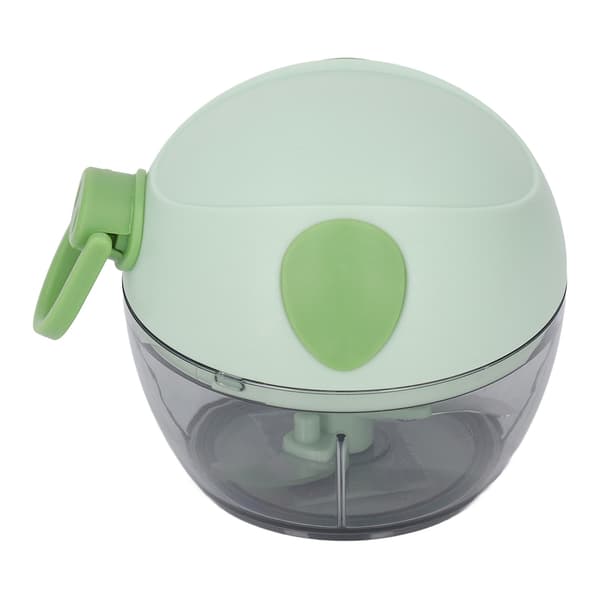 Manuell vitlökshackare, grön, handdragen stränghackare, minifoodprocessor för hemmet