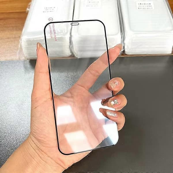 Skärmskydd kompatibelt med iPhone 11, iPhone XR 2-pack enkel installation ram
