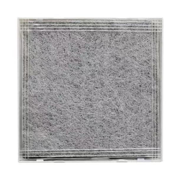 LT120F Køleskab Luftfilter Erstatning, Aktivt Kul Lugtfjernende, Grå, 81x81mm