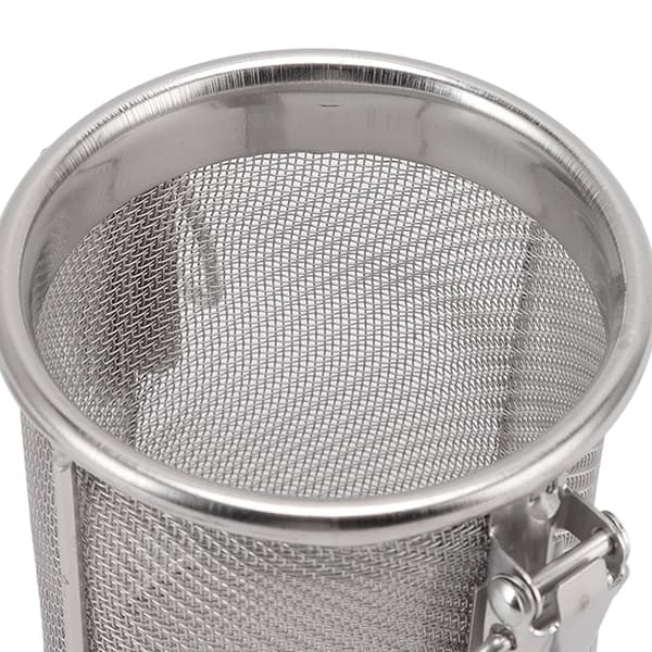 Tekugle-infuser i rustfrit stål, krydderisi med forlænget kædekrog