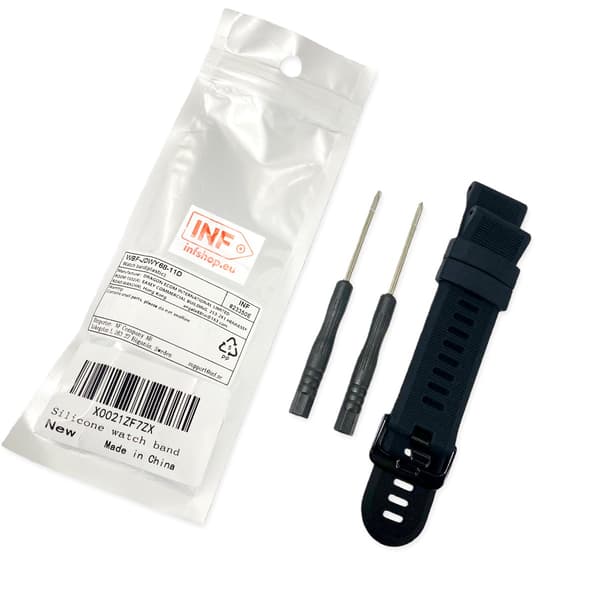 Silikoninen kellonranneke Garmin Forerunner 945/935, Fenix 5, 22mm, musta Black