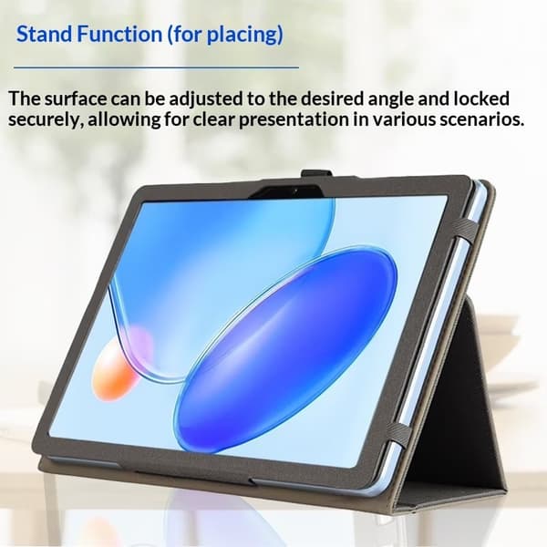 PU-läderfodral för Blackview Tab20 Wifi 10.1\", med handrem och stativ, skyddande