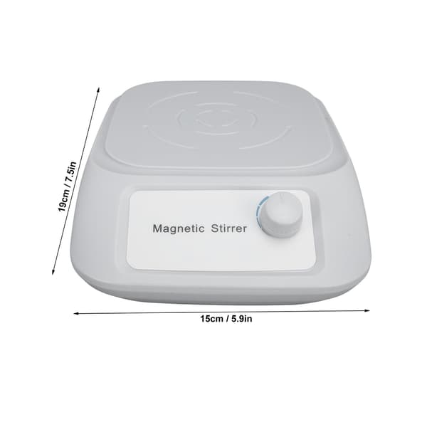 Mini magnetomrører 5W, 2000ML blandekapacitet, kraftfuld, US-stik 100-240V
