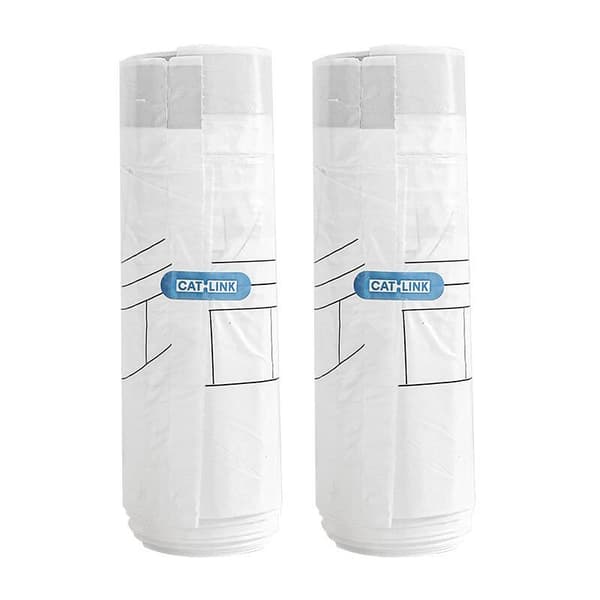 Kattlådefoder kompatibla med Catlink Baymax, 2-pack, tjock plast, läckagesäkra