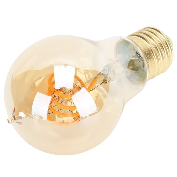 A60 E27 LED-pære, 4W dimbar glødelampe, antikk, varmt lys, kafédekorasjon-6500K 6W