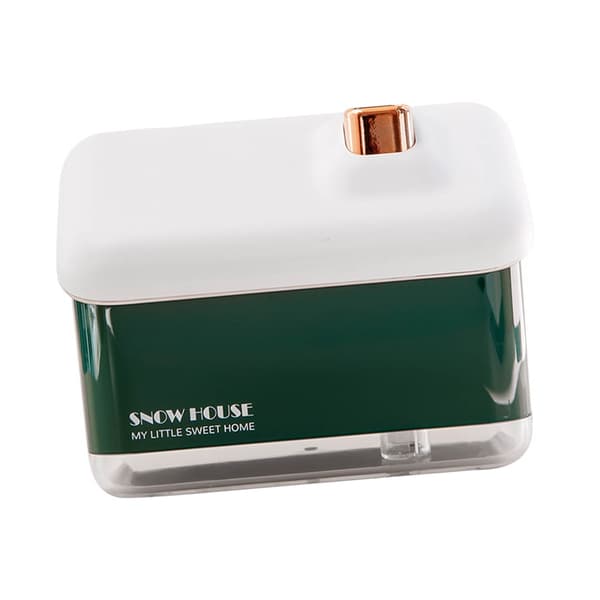 Mini luftfugter USB Nano-forstøvning med natlys, grøn, til stue soveværelse