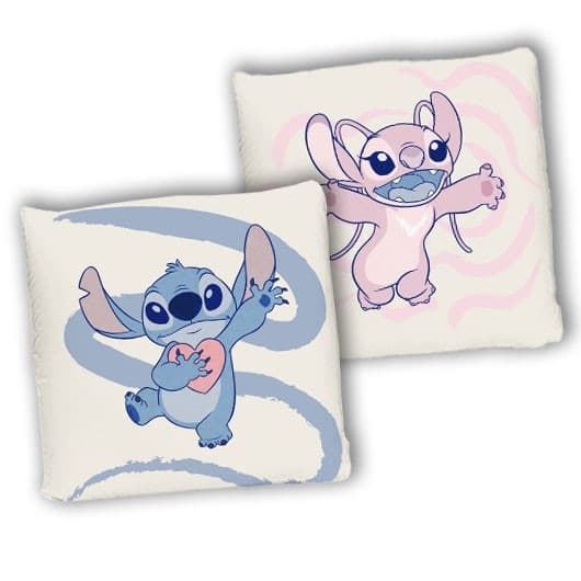 Disney Lilo & Stitch Pyntepude 40x40 cm, Blød Polyester, Pude til Fans