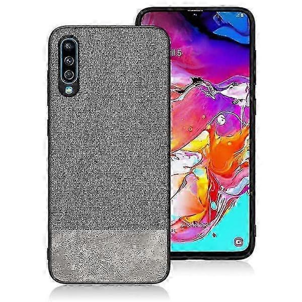 Samsung Galaxy A20S Canvas Skal - Grå