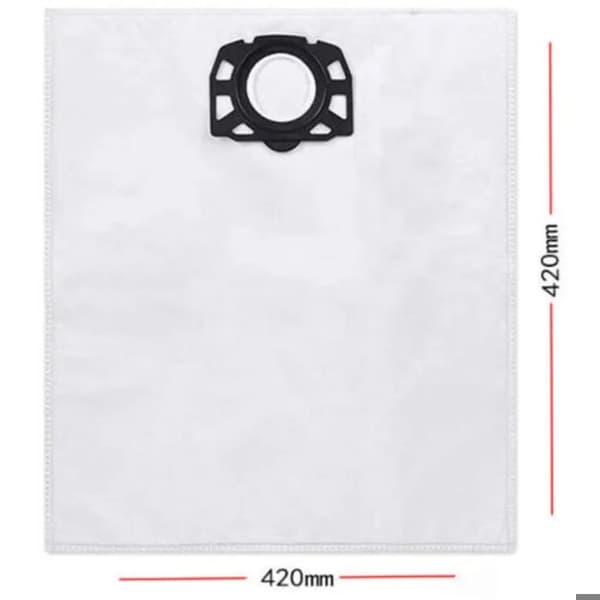 10-pack dammsugarpåsar kompatibla med Karcher WD4 WD5 WD6 MV4 MV5 MV6