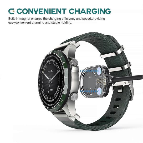 Opladningsdatakabel til ur zruxe til Garmin MARQ (Gen 2), 1 m, USB-C-sort