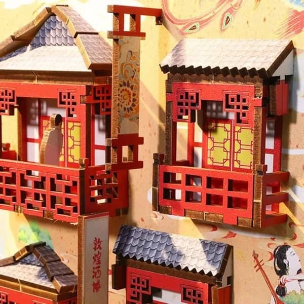 3D Pop-Up Bok Lysende Dekorasjonsgjenstand, Kreativ Gave til Jenterom