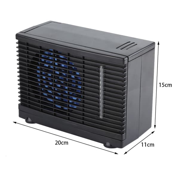 Bærbar 12V Mini Luftkøler, Fordampende Vandkøleventilator til Bil Lastbil Hjem