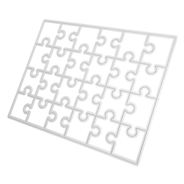 Rektangulär metallskärform, silverfärgat kolstål, för korttillverkning, scrapbooking, prägling